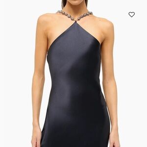 Navy blue Staud Cadence Dress